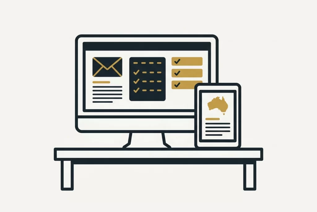 Professional header image for list-based article: What Should a Small Business Website Actually Include? An...